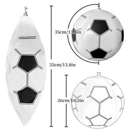Bola de praia inflável para meninos e meninas, futebol, futebol, verão, piscina, jogo de festa, 16 Polegada, 1pc - Image 3