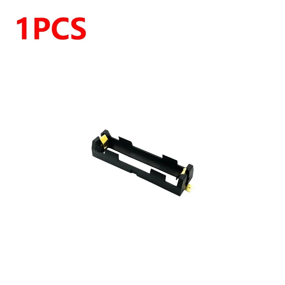 Suporte da bateria com pinos de bronze 18650 SMD bateria caixa, suporte da bateria recarregável, Clip armazenamento caso, Power Bank, 1-10pcs - Image 1