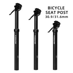 Meroca mtb conta-gotas selim 30.9mm \ 31.6mm altura hidráulica ajustável espigão de assento de bicicleta de estrada mountain bike tubo de assento - Image 1