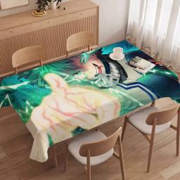 Toalha de Mesa Popular de Manga My Hero Academia em Poliéster, Impressão à Prova de Óleo, Cobertura Retangular para Festas, Toalha de Mesa, Tapete de Piquenique - Image 5