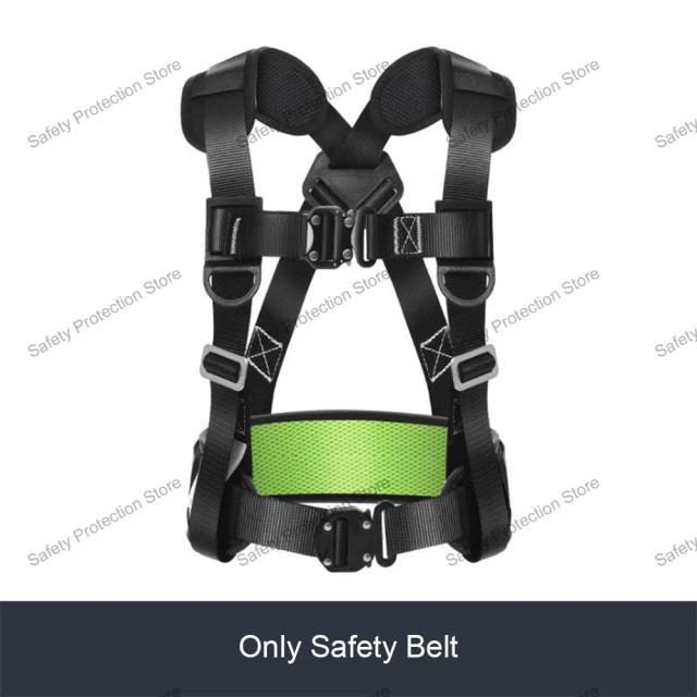 Cinturão de Segurança Três Pontos para Trabalho em Altura, Treinamento de Escalada e Equipamento de Proteção em Construção