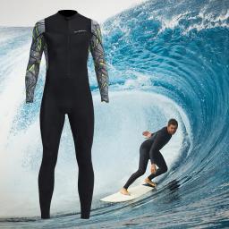 Homens Mergulho Terno À Prova Fria Protetor Solar Snorkeling Surf Swimsuit com Zíper Elástico Anti-scratch Respirável Outdoor Acessórios - Image 4