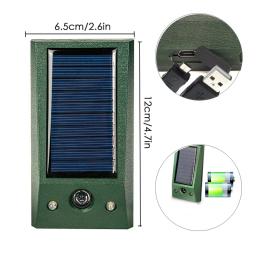 Ultrasonic Electric Bird Repeller, Defesa Solar, Repelente Infravermelho, Rato, Pombo, Assustador, Rato, Gato, Cão, Águia, Anti Birds - Image 6