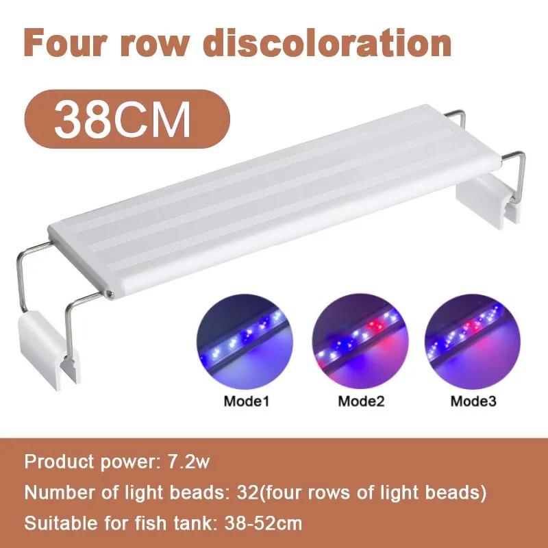 Super Slim Aquário LED Light, Tanque de Peixes Luz, Planta Crescer Iluminação, Brilho, Clipe Extensible, 220V - Image 1