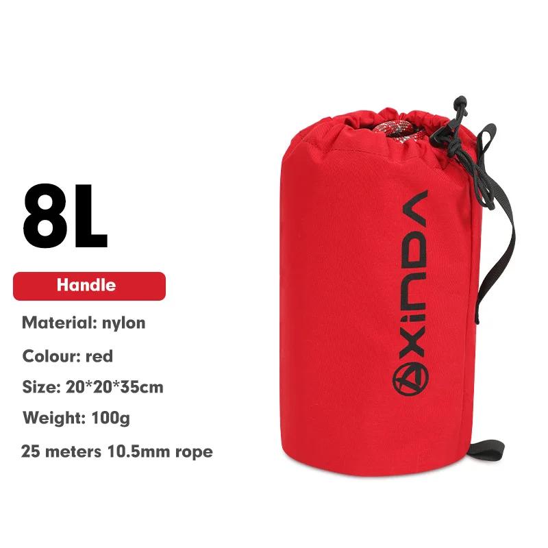 Kit de equipamento de montanhismo impermeável e resistente ao desgaste, Gerenciamento de corda multifuncional ao ar livre, Saco de recebimento - Image 1