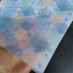 Folhas de papel de tecido folhas verdes Impresso botânico, Papel de embrulho para presentes Festival de aniversário, 14x20 - Image 5