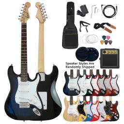 IRIN ST-Guitarra Elétrica com Saco, Instrumentos de Cordas, Speaker Tuner, Capo Strap, Escolha Acessório, 24 trincas, 6 cordas - Image 1