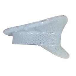 Chapéu de lantejoulas para adultos, boné fedora brilhante para festa de despedida de solteira, festival de música, carnaval, fantasia brilhante - Image 3