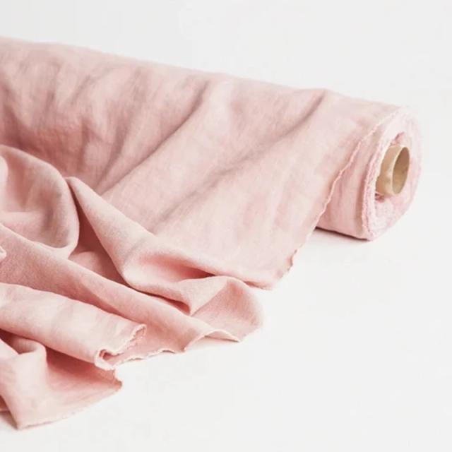 Tecido de Linho Puro para DIY, 280cm x 50cm - Macio e Natural, Ideal para Costura e Artesanato