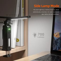 SUPERFIRE G16-S Luz de trabalho multifuncional LED + Lanterna COB 360 °   Com base magnética recarregável para tocha de pesca de reparo de carro - Image 2