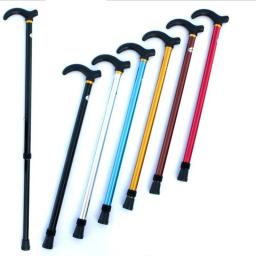 Bastão ajustável para homem velho, Muleta antiderrapante para caminhadas, Cana estável, 2 seções - Image 2