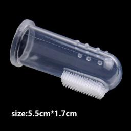Pet cão escova de dentes + macio pet dedo escova de dentes conjunto animais de estimação cães gatos cuidados com os dentes escova de limpeza animais de estimação aliciamento ferramentas entrega rápida - Image 1
