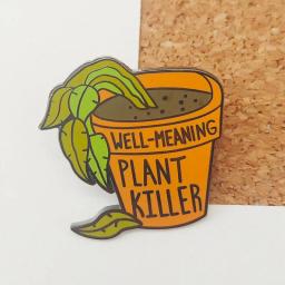 Alfinetes de esmalte para mulheres e homens crachás de plantas, broches de lapela, acessórios de joias, presentes, bem-significado, matador de plantas - Image 3