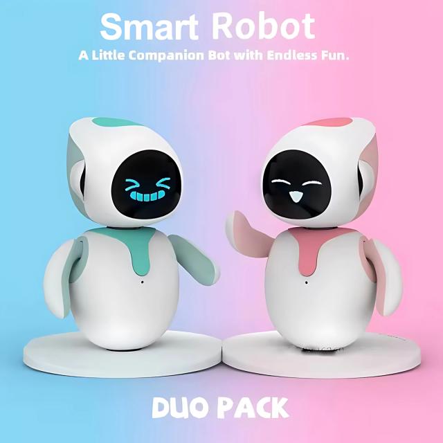 Eilik Robô Inteligente AI Animais de Estimação Desktop 2 Pçs/Set