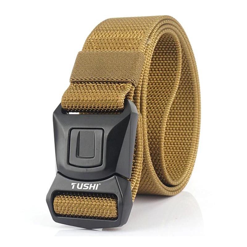 Hssee-cinto tático para homens, nylon real, esportes ao ar livre, com fivela de metal, liberação rápida, militar, exército, 1200D - Image 1