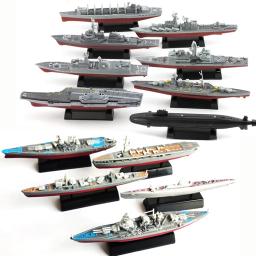 Kits de modelos de navios para crianças, puzzle 4D, brinquedos militares, escala 1:1000, 15cm - Image 1