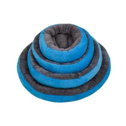 Cama completa para animais de estimação, cama aconchegante e aconchegante com almofada de pelúcia, cama redonda para cães pequenos e gatos, inverno, 1pc - Image 4