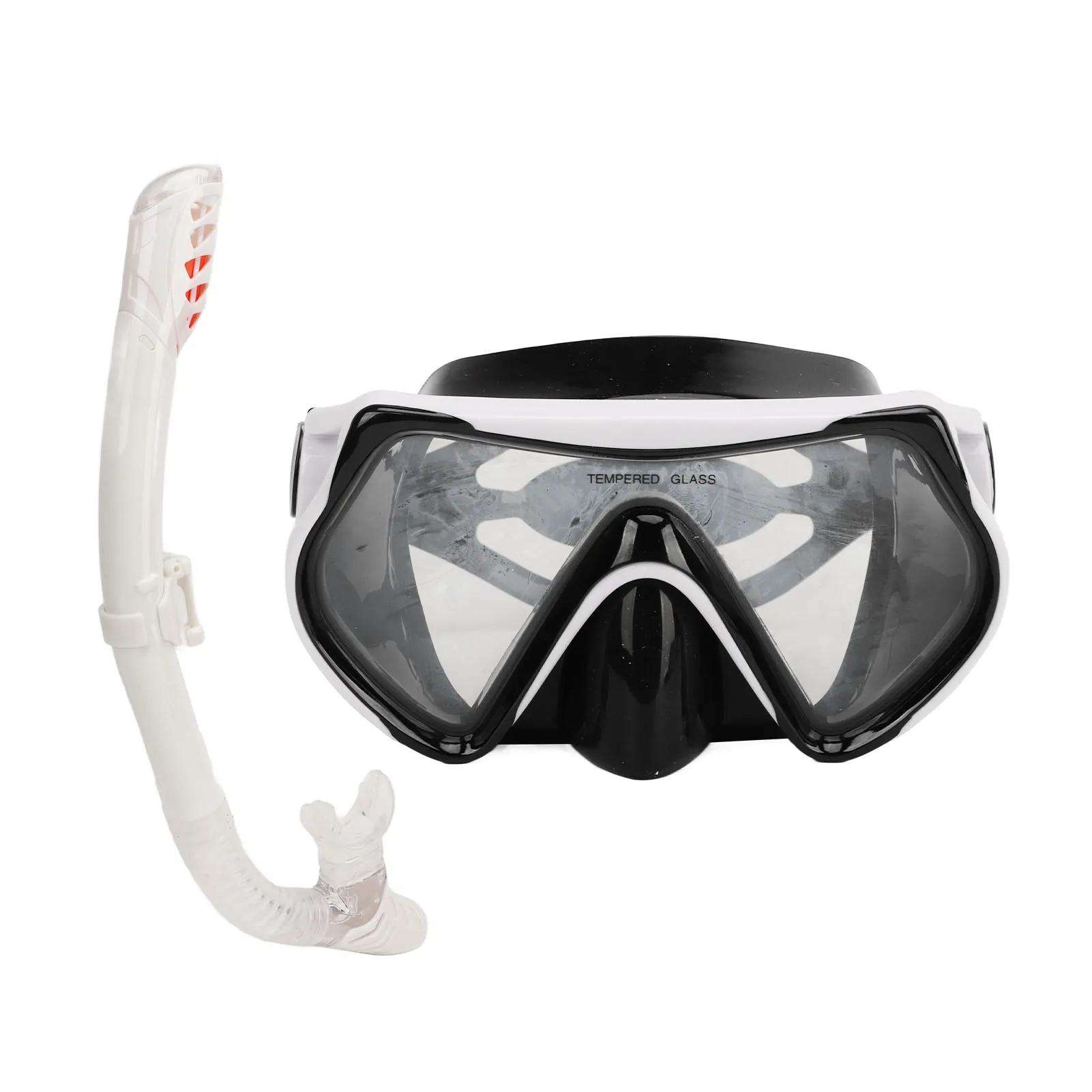 Profissional Snorkel Máscara De Mergulho E Conjunto De Óculos De Snorkel, tubo De Respiração De Natação De Mergulho Seco - Image 1
