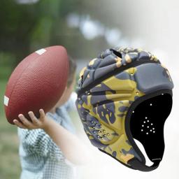 Capacete de Rugby Unisex para Adultos, Scrum Cap, Face Guard, Bandeira Protetora, Futebol, Treinamento, Equitação, Esportes, Necessidades Especiais, Lançador - Image 5