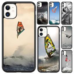 Capa de telefone de vela Windsurf para iPhone, capa para modelos SE2020, 15, 14, 6, 6s, 7, 8 Plus, XR, XS, 11, 12, 13 Pro Max - Image 1