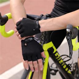 West bike-luvas de ciclismo antiderrapantes para homens e mulheres, respirável, meio dedo, esportes ao ar livre, corrida, mtb, bicicleta de estrada, verão - Image 5