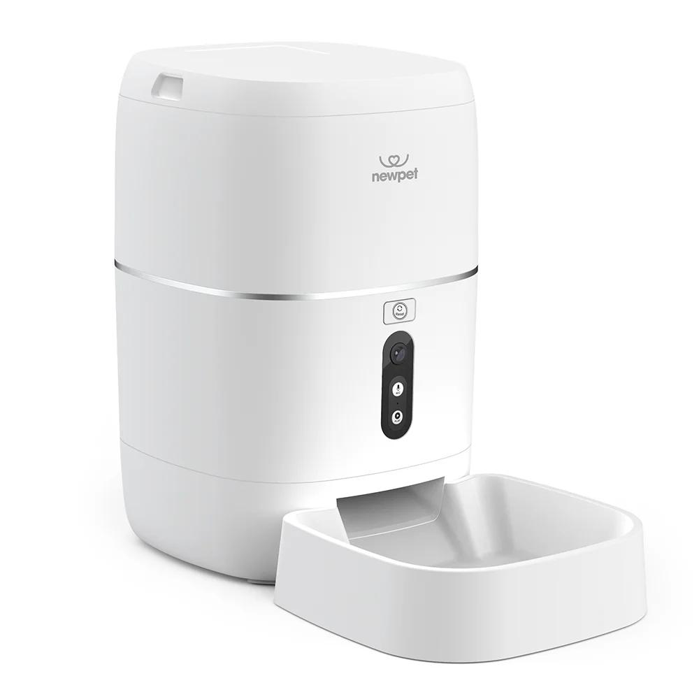 6L Tuya Alimentador Automático Pet Dispensador De Alimentos Inteligente Para Cat Dog Tigela Temporizador Robô Pet Dispensador De Alimentação Auto Sensor Cat Alimentador - Image 1