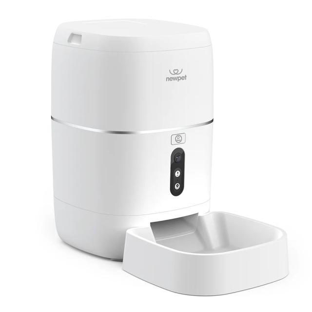Alimentador Automático Inteligente 6L Tuya para Pets com Tempo e Sensores - Dispensador de Ração para Cães e Gatos