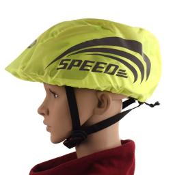 Impermeável Ciclo Capacete Capa com Faixa Reflexiva, Ciclismo, MTB, Bicicleta de Estrada, Chuva, Tecido Oxford, Proteção - Image 6