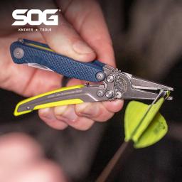 Sog 5 em 1 mini alicate multiferramenta compacto leve edc bolso faca caça pesca suprimentos de acampamento micro ferramentas equipamentos - Image 1