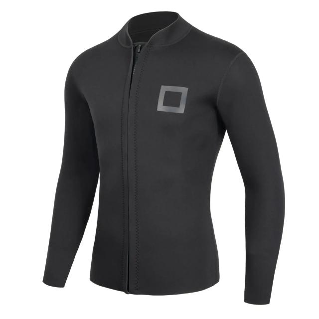 Jaqueta de Mergulho Masculina em Neoprene de 3 mm com Mangas Longas para Calor e Conforto - Ideal para Surf e Mergulho com Snorkel