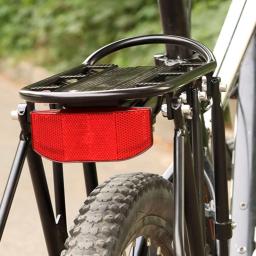 Suporte de luz traseira de bicicleta, L-Shaped Bike Front Rear Reflector Kit Suporte de alumínio Acessórios de ciclismo para a noite - Image 2