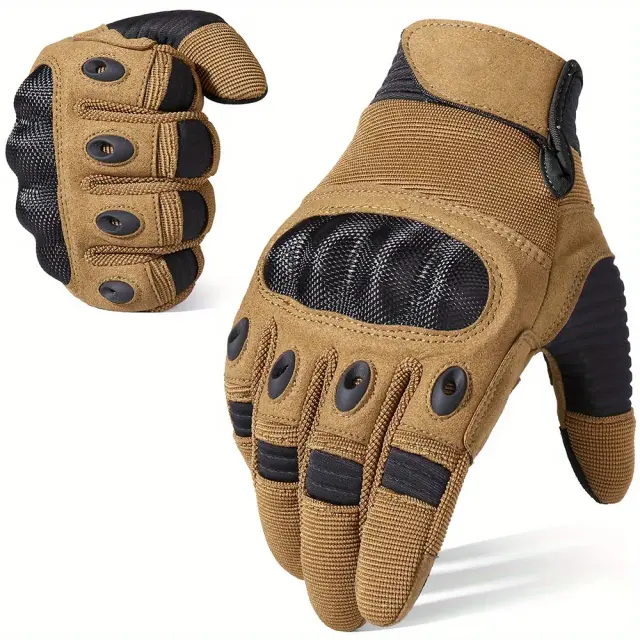 Luvas Tácticas para Tela Táctil: Ideal para Paintball, Caça, Airsoft e Trabalho com Proteção Antiderrapante