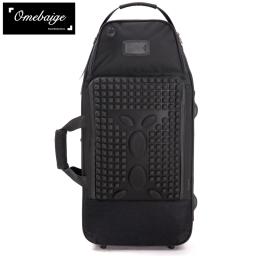 Fagote Padrão PU Couro Preto Instrumentos De Vento Mochila, saco De Fagote - Image 4