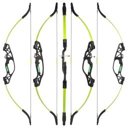 41.5 polegada tiro com arco recurvo 10-20lbs arco e setas ajustáveis para crianças adolescentes jovens iniciante tiro prática arco kit - Image 6