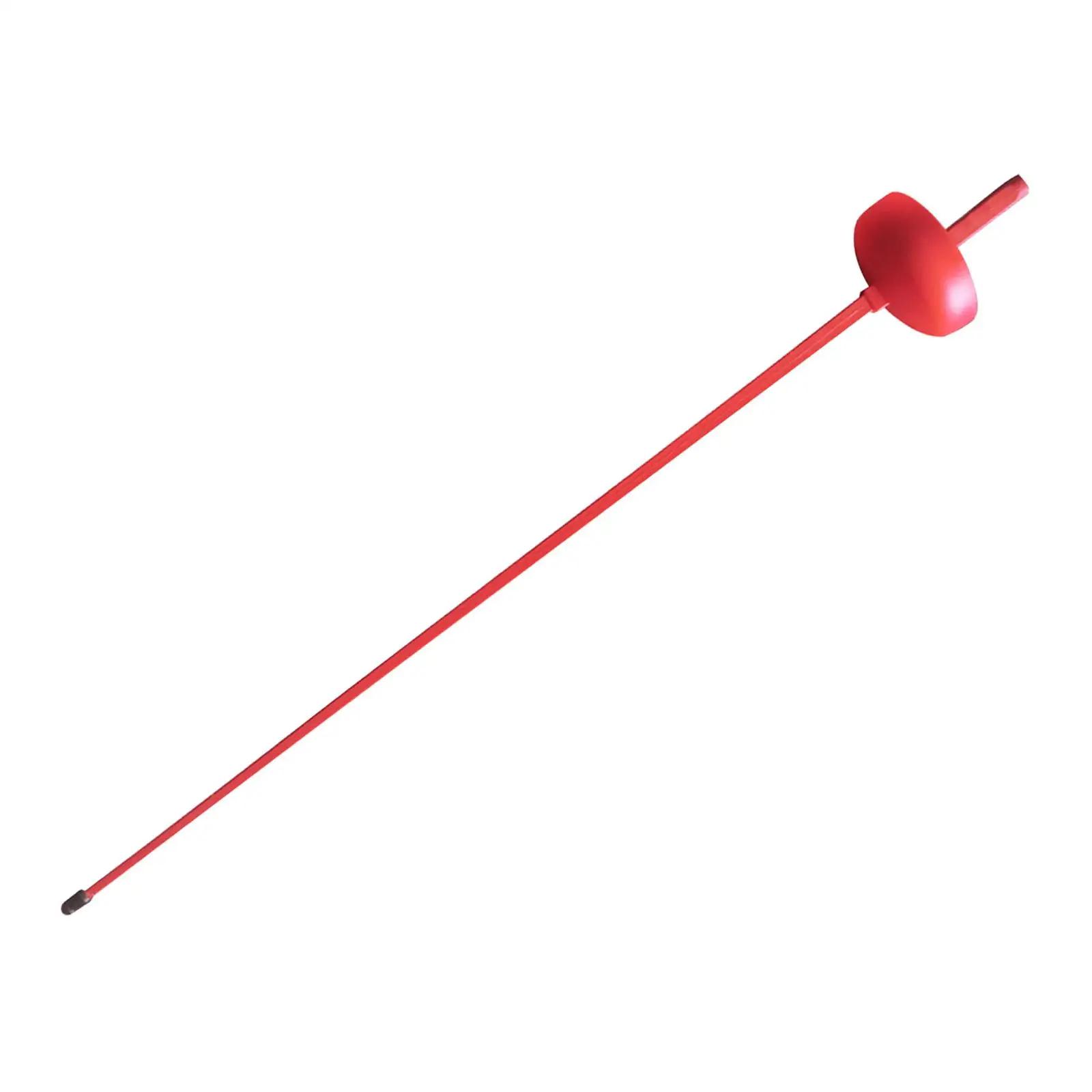 Espada de esgrima com luz e som para crianças, auxílio de treinamento, espada prática, alça antiderrapante, jogando adereços, 98cm - Image 1
