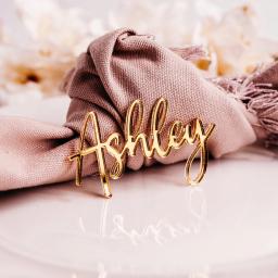 Configurações de Lugar Personalizado para Noiva e Noivo, Cartões de Mesa Personalizados, Nomes de Convidados Tags, Casamento, Decoração do Partido, 20Pcs - Image 4