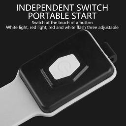 COB LED Armband Light, 350mAh, 500LM, Sport Night Running Warning, Braço Leg Wristband Light, USB Recarregável, IPX4 Impermeável - Image 3
