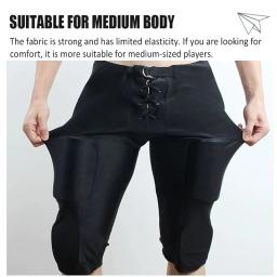 Integrado Anti-Colisão Goleiro Calças com Almofadas, Beisebol e Futebol, Calça Masculina de Segurança, Quadril Coxa Protetor - Image 3