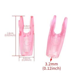 100 pçs pino de seta nock g setas caudas id 3.2mm tiro com arco flecha nock para eixo seta carbono diy tiro com arco caça acessórios - Image 2