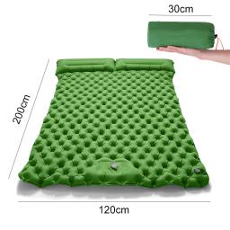 Cama de ar ao ar livre ultraleve duplo auto-inflável colchão portátil tenda esteira almofada de dormir acampamento viagem mochila caminhadas - Image 3