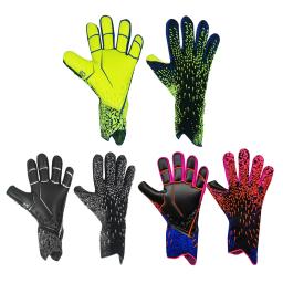 Luvas de látex futebol goleiro para adultos e crianças, luvas de futebol, proteção antiderrapante para dedos, luvas esportivas - Image 5