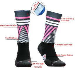Seamless Anti-Slip Ciclismo Meias, Equipe de bicicleta profissional, Aero Socks, Desporto ao ar livre, Estrada Bicicleta, Unisex Meias Compressão, Novo, 2024 - Image 5