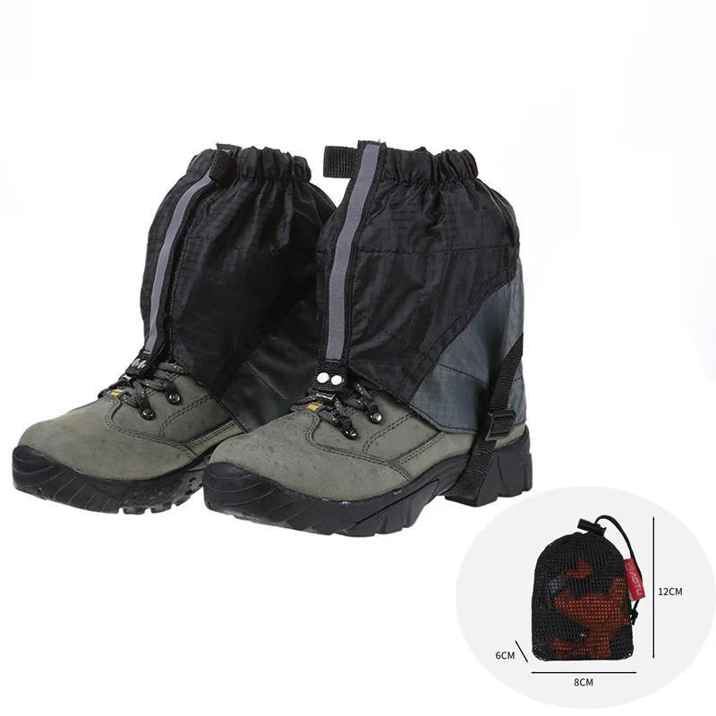 Polainas legging ao ar livre cobre com tiras reflexivas à prova dwaterproof água legging turista neve pé capa para caminhadas montanhismo - Image 1
