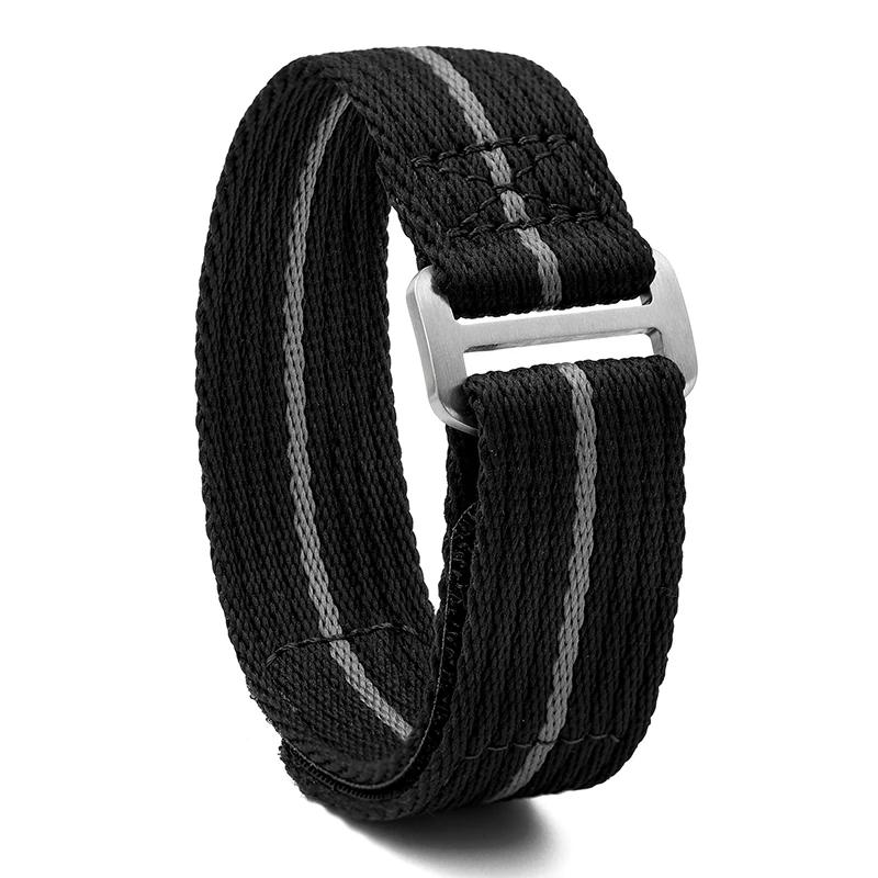 Premium Nylon Watch Strap, Militar Sport Band, Tecido Pulseira, Cinto Substituir Acessórios, Alta Qualidade, 20mm, 22mm - Image 1