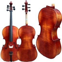 Rock profissional maestro tons europeu de 5 cordas, violoncelo 4/4, modelo stradivarius - Image 1