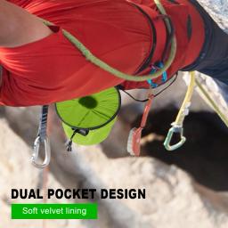Impermeável Magnésia Bolsa Saco para Escalada, Chalk Bag, Bolso para Levantamento de Peso, Bouldering Outdoor, Equipamento de Escalada - Image 3