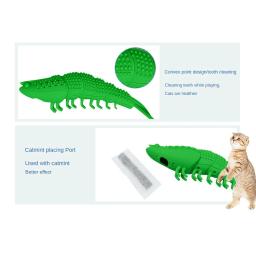 Borracha macia Bump Design Bastão de limpeza Pet Escova de dentes Reutilizável, resistente ao desgaste, Saudável, Gato Brinquedos, Suprimentos - Image 5