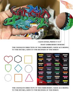 Remendos bordados personalizados, adesivos com logotipo personalizado do seu próprio design, tecido, costura, ferro em gancho e laço, nome, apliques de marca, faça você mesmo - Image 3