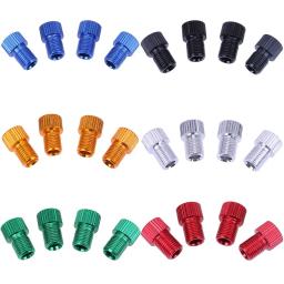 4-40 pces liga presta pneu válvula adaptador bicicleta de estrada adaptador francês válvula de ar converter para eua válvula bomba ferramenta acessório freeshipping - Image 2