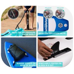Prancha inflável Sup para surf, Stand Up Paddle Board, SUP à prova d'água, AU, 11 ', frete grátis - Image 3